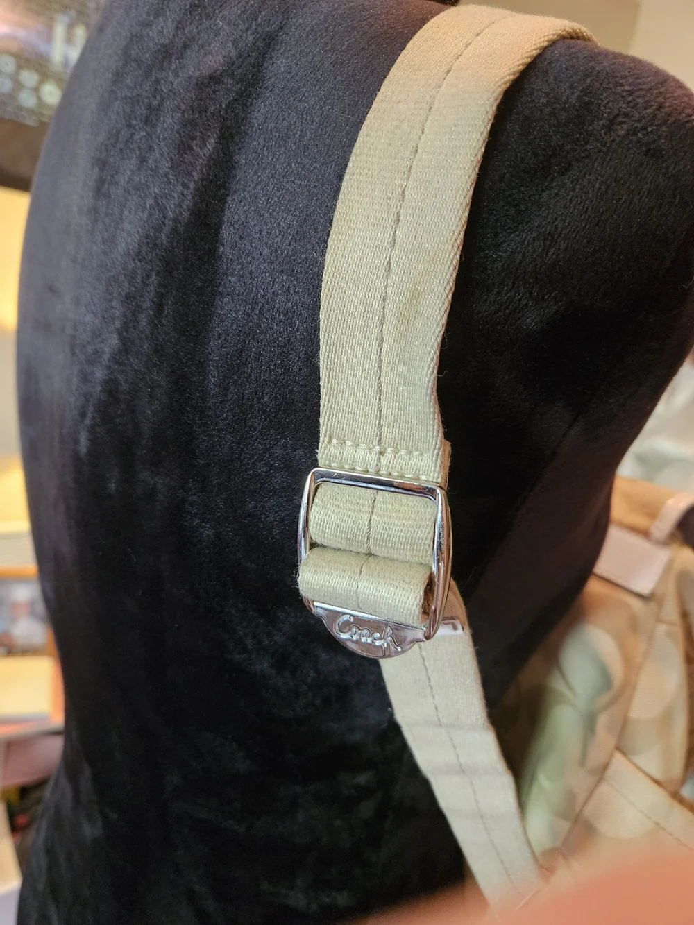 Y2K✨️Coach Tan Daisy Signature Canvas Backpack - Picture 9 of 16